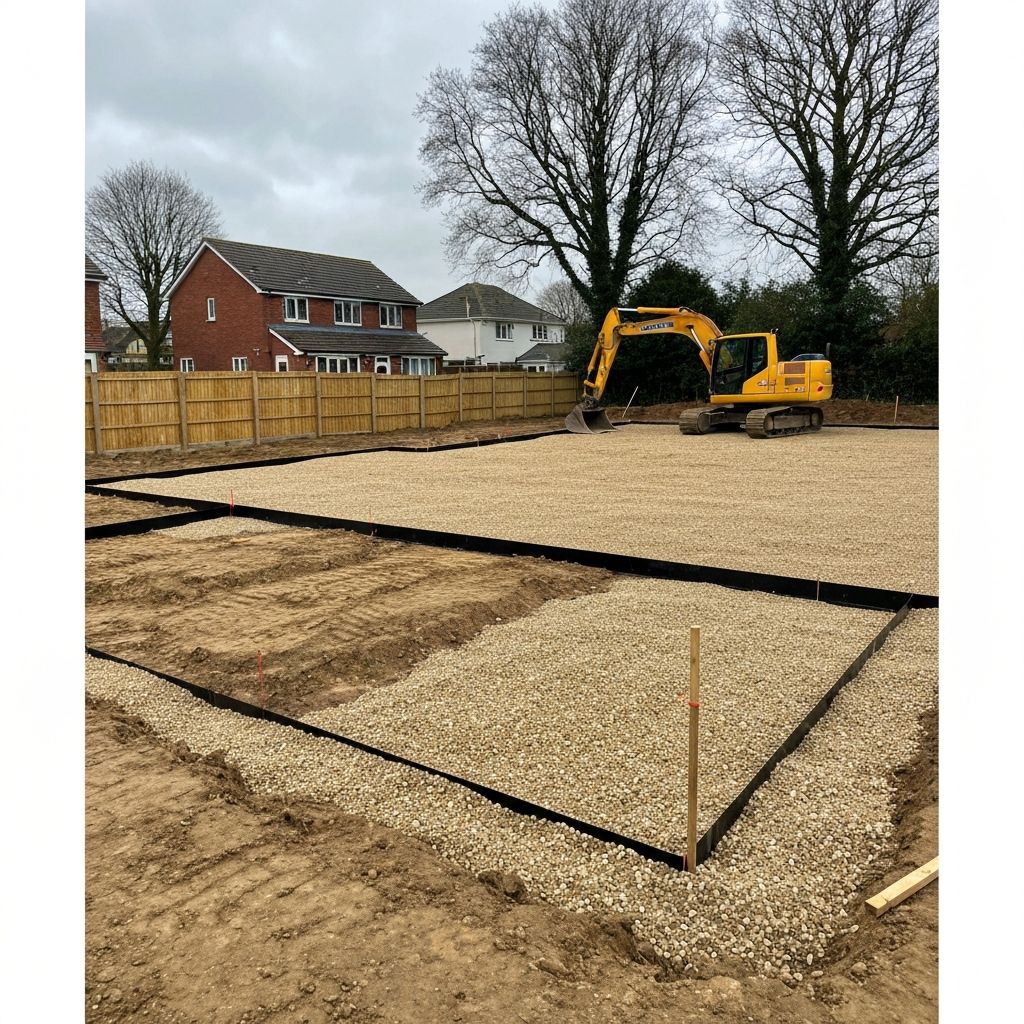 Groundworks services by A&L Construction